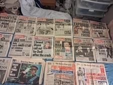 1960s To 1990s Vintage Newspaper Job Lot Mirror Royal Interest Charles Diana