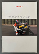 Honda CBR900RR Fireblade Sales Brochure UK Market 2000 Motorbike