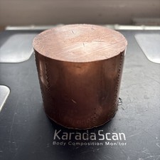 Copper Billet 63mm Diameter x55mm Length Solid Bar Rod Lathe Engineer Steam