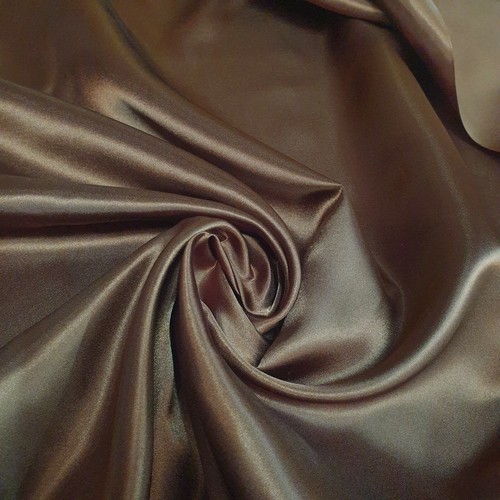 Silky satin fabric plain - silky,