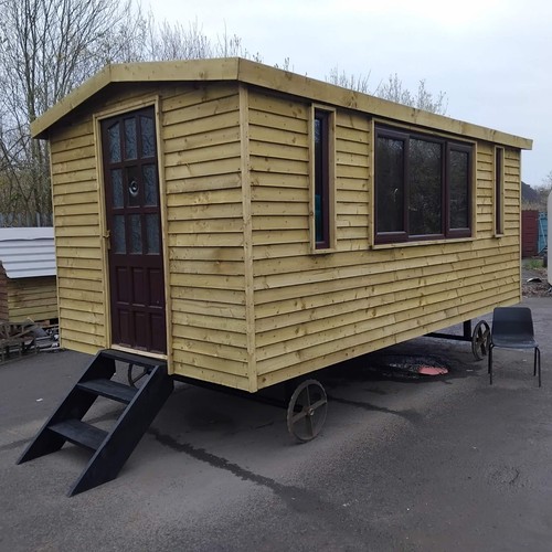 Shepherds hut home - shepherds, office