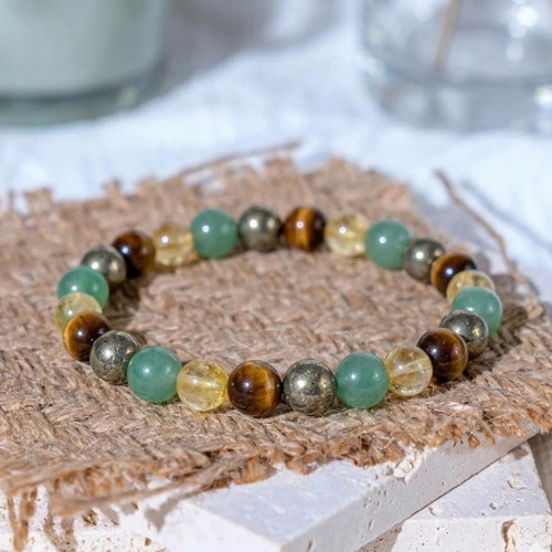 Abundance bracelet pyrite - abundance,