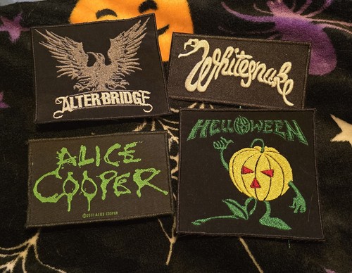 Metal rock sew patch job - metal,
