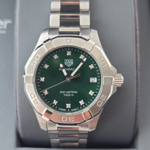 Tag heuer aquaracer 32mm green - tag,
