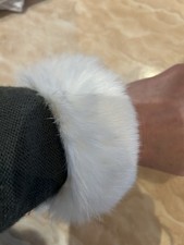 Pair Of White Genuine Rabbit