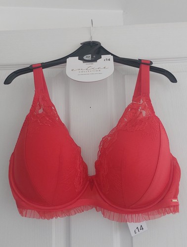 Entice collection red bra - entice,