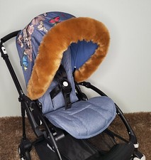 Luxury Pram Fur Hood Furs Trim