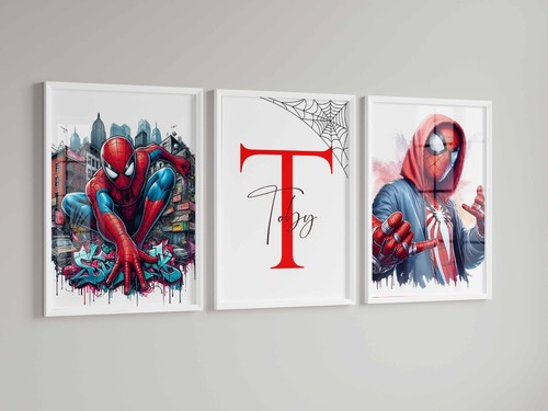 Personalised superhero prints - personalised,