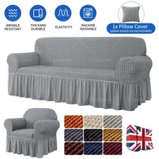 1/2/3 Seater High Elastic Stretch Lounge Sofa Covers Slipcover Couch Protector