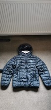 GIRLS SONNETI BLACK PADDED JACKET/COAT AGED 10-12 YEARS DOUBLE ZIP/ZIPPED POCKET