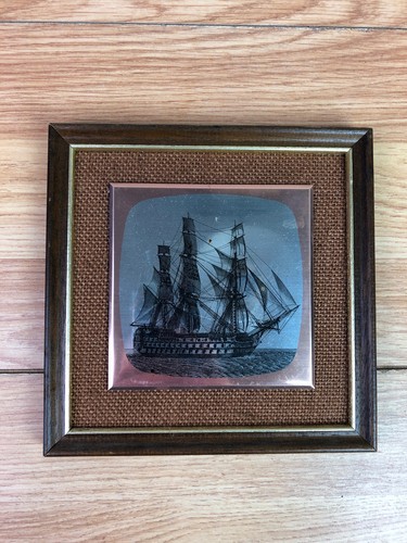 Vintage rowson ship metal - ship,