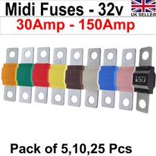 Midi Fuse Strip Link Fuse Heavy Duty 30A - 150A Automotive Fuses For car Van