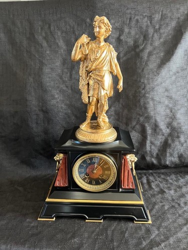 Antique french marble - , clock