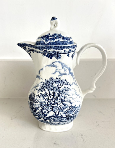 Vintage myotts blue and - blue, white