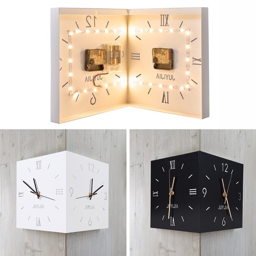Double sided wall - double, clock
