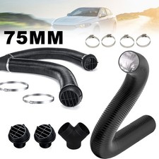 75mm Car Pipe Ducting Aluminum Foil Warm Air Outlet Vent Heating Pipe For Heater