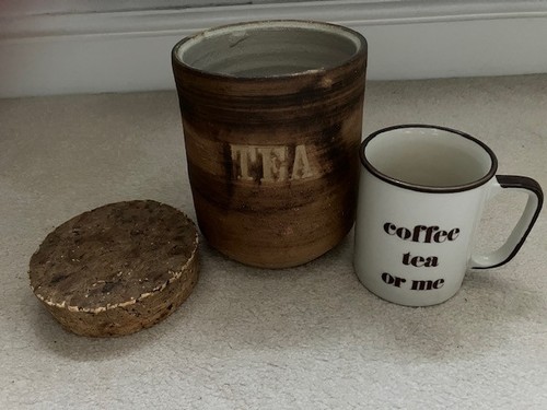 Vintage 1970s stoneware tea - vintage,