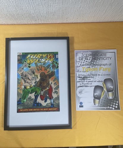 Tyson fury signed photo - tyson,