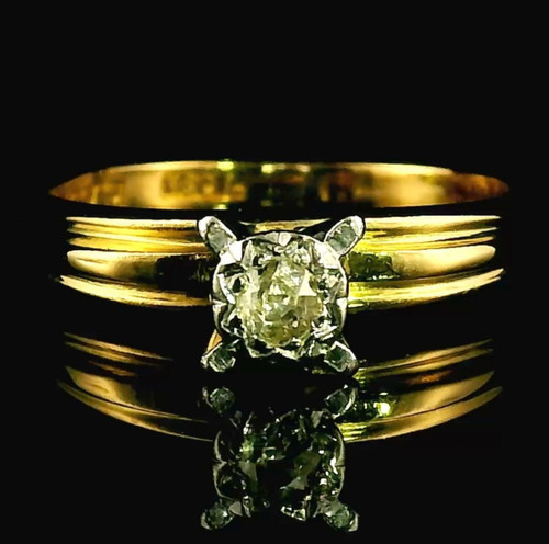 18ct gold platinum - &,
