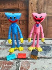 Poppy Playtime Huggy Wuggy Kissy Missy 5" Action Figures plus Accessories
