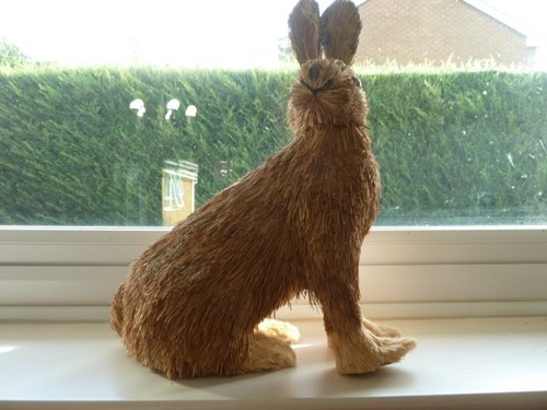 Hare sculpture - hare,