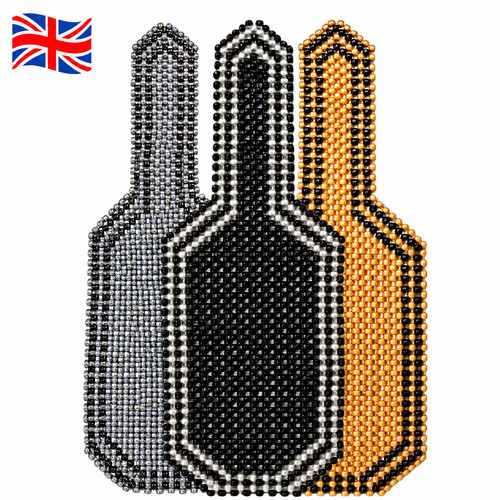 Black wooden bead car - wooden,