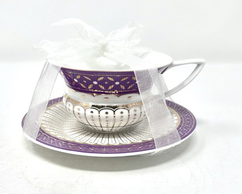 Grace teaware purple white - grace's,