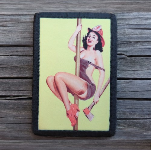Firefighter pinup girl morale - pinup,