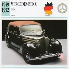 1949-1952 MERCEDES BENZ 170S Classic Car Photograph / Information Maxi Card