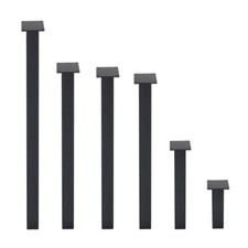 4X Industrial Metal Table Legs