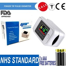 Pulse Oximeter Fingertip Blood Oxygen SpO2 Monitor PR PI heart rate FDA Oximetro