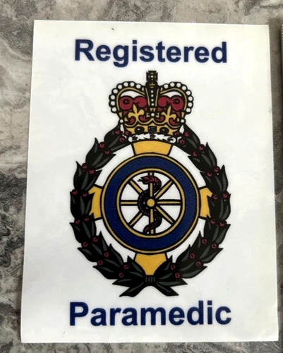 Paramedic car badge window - car,