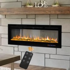 70in Electric Fireplace Wall