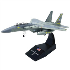 1/100 Scale US F15A F-15A Eagle Supersonic Fighter Jet Aircraft Model Plane Gift