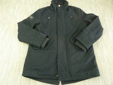 Superdry Jacket Mens Large Peacoat Button Zip Blue Label Jermyn Street Trench