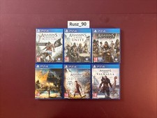 x6 Assassin's Creed PS4/5 Open World/RPG Games Bundle/Joblot PEGI 18 EXC COND