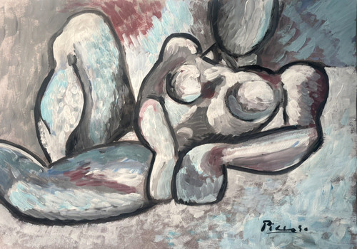 Picasso pablo painting - picasso, woman