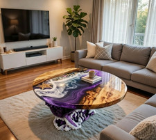 Purple Ocean Epoxy Coffee