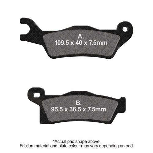 Ebc motorcycle sintered brake - ebc,