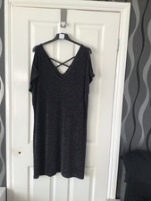 Ladies Black Sparkly Dress