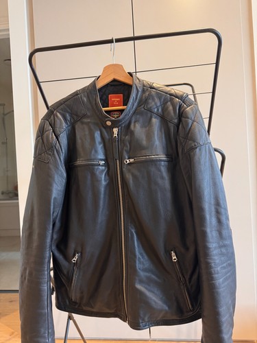 Superdry leather jacket - jacket, (mens)