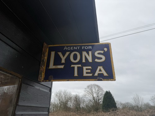 Lyons tea double sided - lyons, flanged