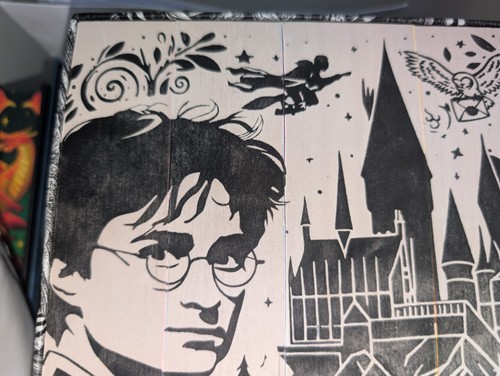 Hand painted harry - hand, potter