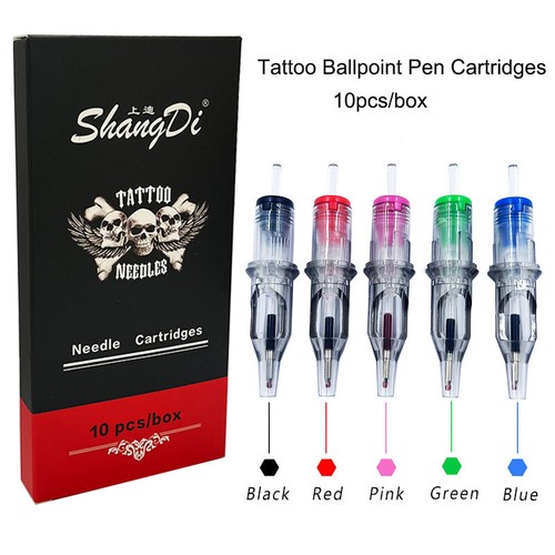 10pcs box ballpoint - ballpoint, tattoo