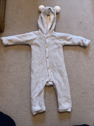 Knitted pram suit 9 - suit, 6-9