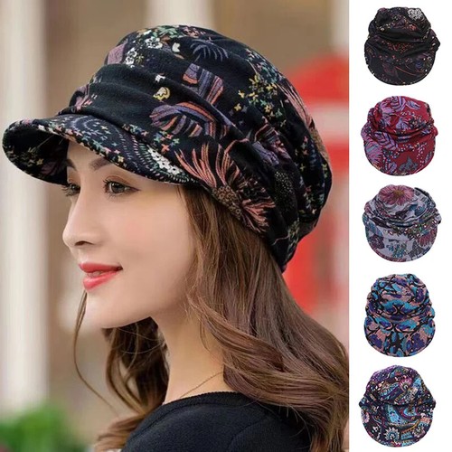 Women printed hat hair loss - women,