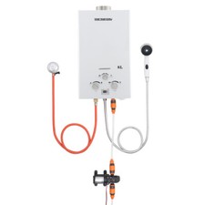Tankless Gas Water Heater 8L Portable LPG Propane Instant Boiler Camping Shower