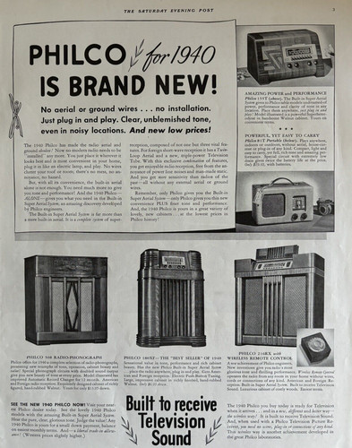 1940 philco radio brand - 1940,