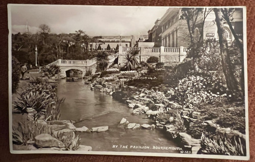 Antique postcard bournemouth - antique,