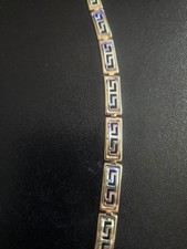 333 Yellow and white gold bracelet 20cm